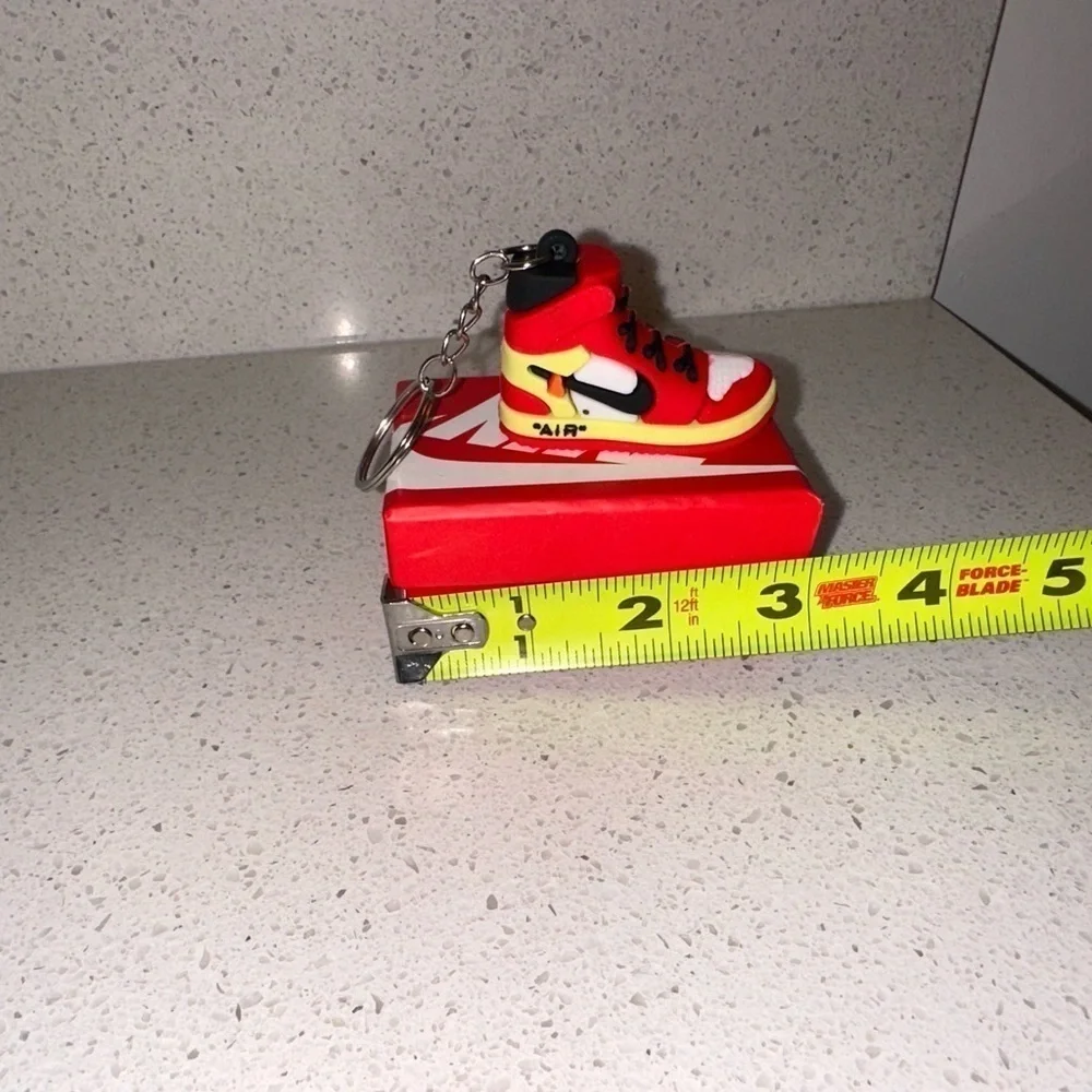 Air Jordan 1 High Top Nike Key Chain/ Bag Charm Red/Black/White Comes w/ box